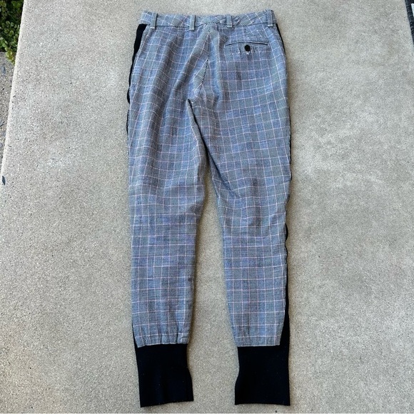 3.1 Phillip Lim Plaid Wool Mix Media Pants - Picture 3 of 5
